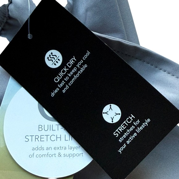 NWT Ocean Coast Quick Dry Stretch Liner Swim Trunks Flight Gray Size XXL - Picture 6 of 9